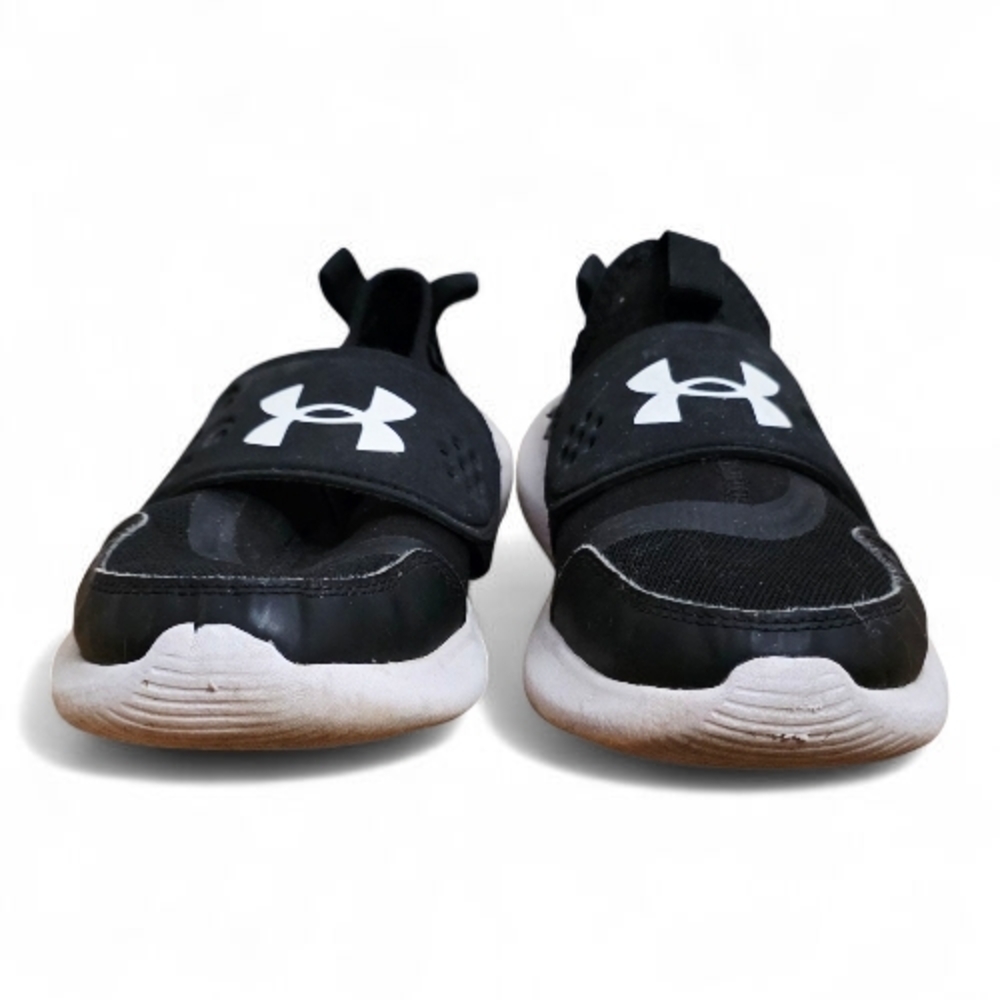 Under Armour Kids Black and White Sneakers